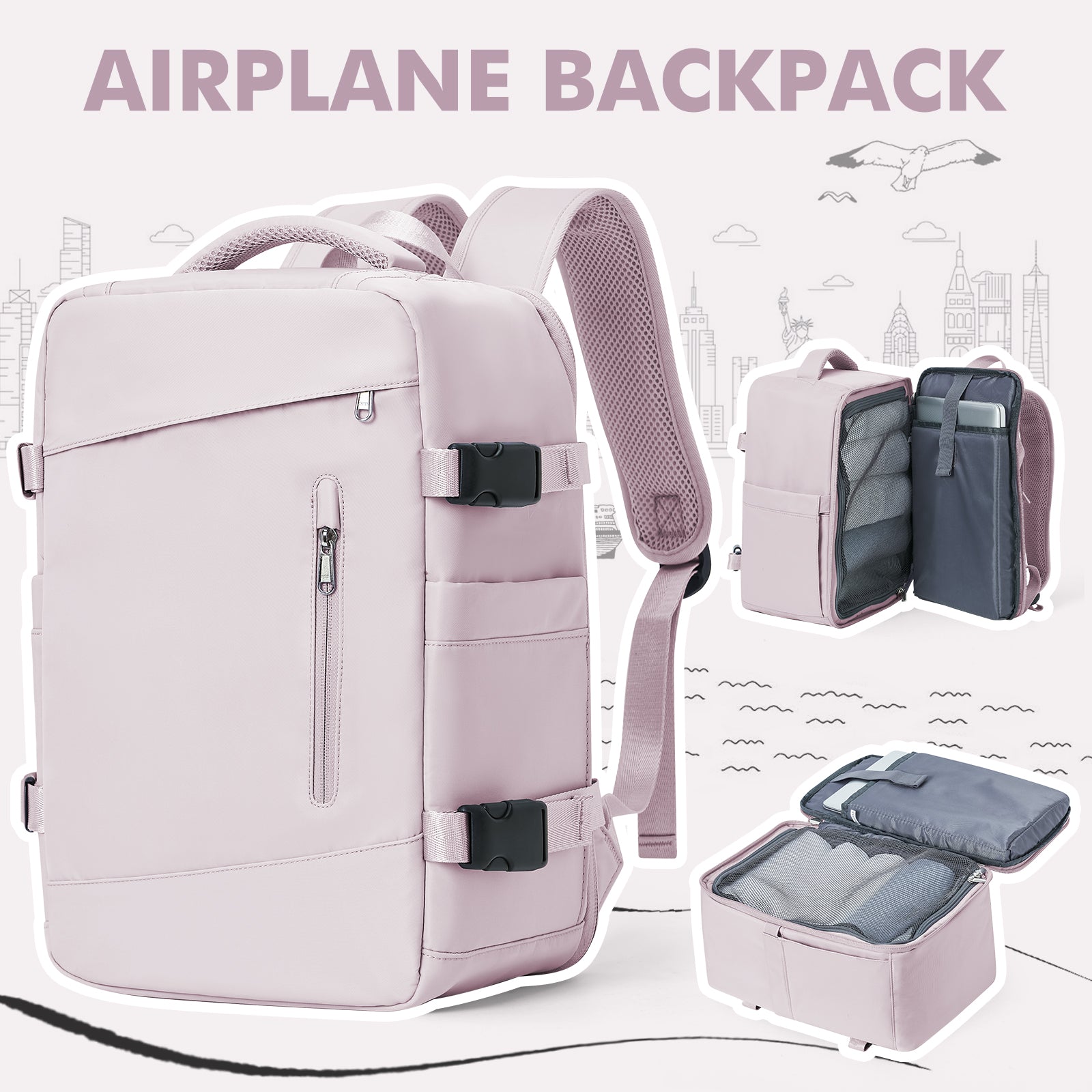 Mochila Viagem Trabalho Passeio Várias cores