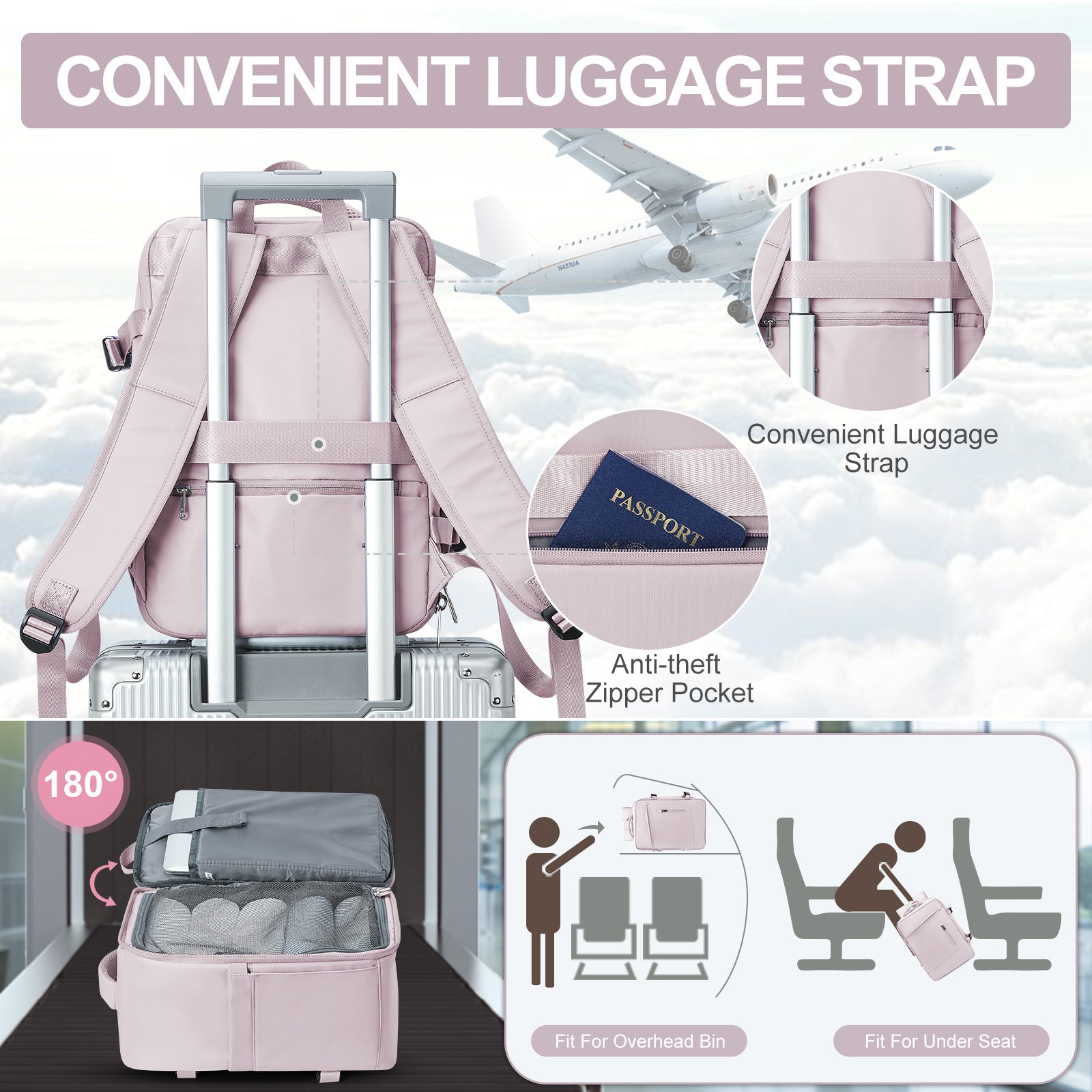 Mochila Viagem Trabalho Passeio Várias cores
