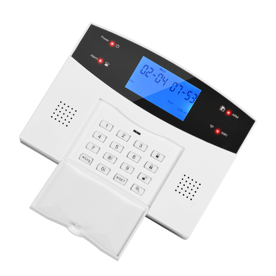 Sistema de alarme sem fio Home Security, Wi-Fi, GSM, detector de sensor de movimento, compatível com Alexa e Google, Tuya Smart Life APP