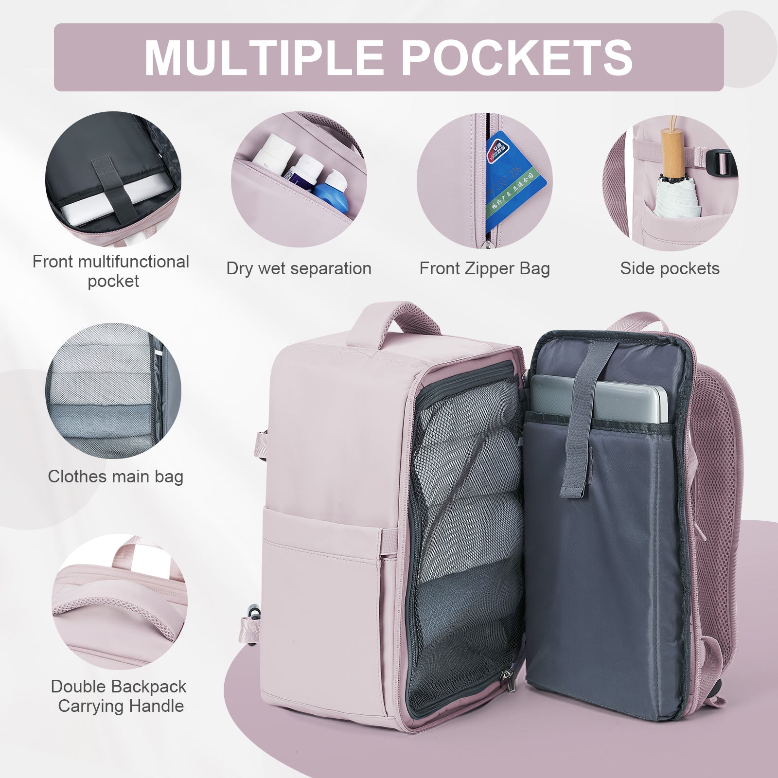 Mochila Viagem Trabalho Passeio  Várias cores